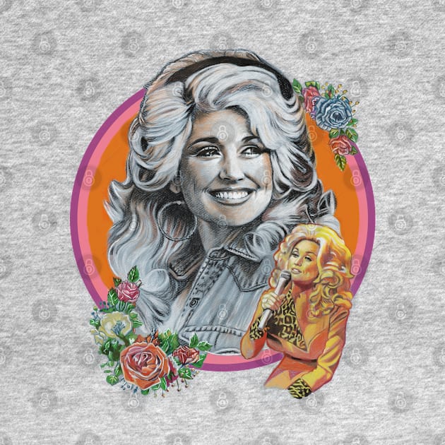 Dolly Parton Art by Chris Hoffman Art